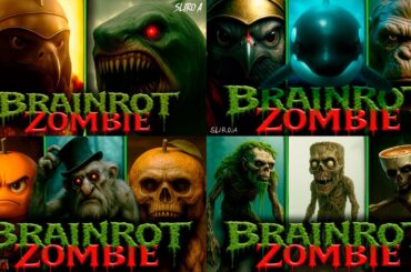 Brainrot Zombie Comparison 1-8