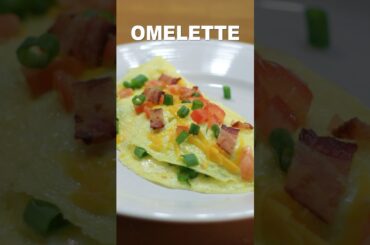 Easy Omelet (Omelette) recipe #shorts