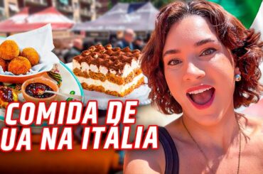PROVANDO COMIDAS DE RUA ITALIA!!!