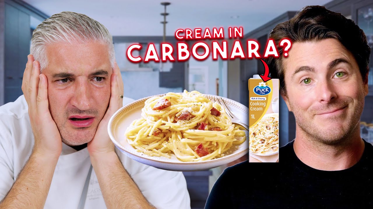 Vincenzo’s SHOCKING Reaction: They Got Carbonara History ALL WRONG! Vincenzo's SHOCKING Reaction: They Got Carbonara History ALL WRONG!
