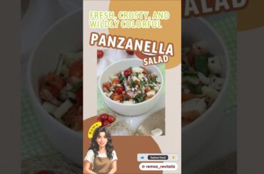 Make a DELICIOUS Panzanella Salad in 30 Seconds with THIS Simple Trick #saladrecipe #healthysalads