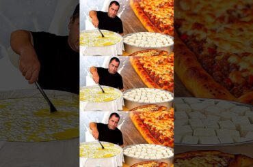 Lamb Milk Cheese Recipe! A Rustic Dish Every Child Will Love #shorts #cheese #cooking #pizza