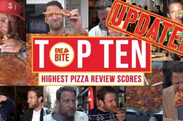 Dave Portnoy's UPDATED Top 10 Highest One Bite Pizza Review Scores EVER