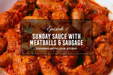 Antoinette's Kitchen: Episode 1 | Sunday Sauce with Meatballs & Sausage