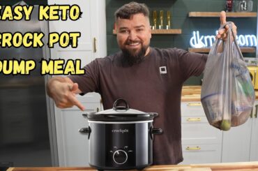This Cottage Cheese Keto Crockpot Dump Recipe is amazing and easy!