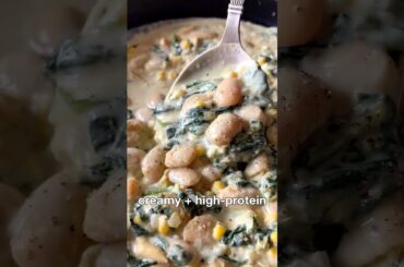 Creamy Butter Beans in Florentine Sauce