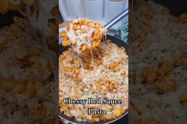 CheeseRed Sauce Pasta Recipe  #shorts #redsaucepasta #pastarecipe #italianfood #shortvideo