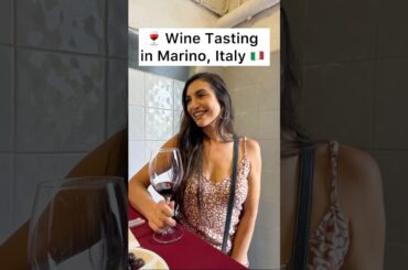 Wine Tasting Adventure Just 45 Minutes from Rome! #travel #italy #wine #shorts