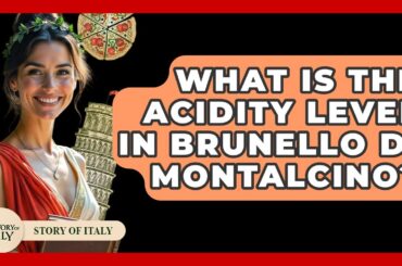 What Is The Acidity Level In Brunello Di Montalcino? - Story Of Italy