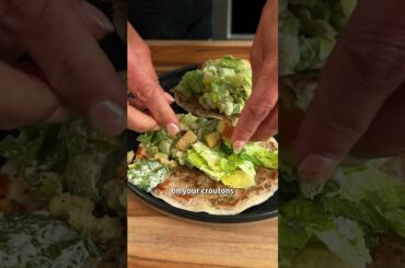 Caesar Salad Smashed Tacos Recipe