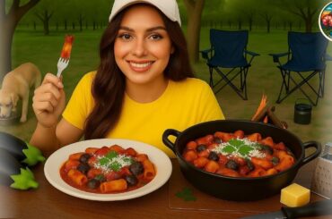 Delicious Italian Pasta with Eggplant ! Amazing recipe!