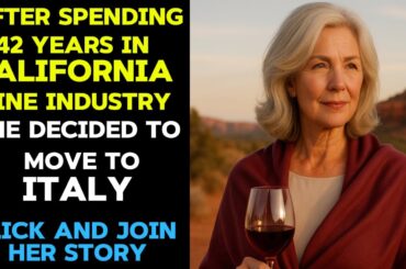 AFTER SPENDING 42 YEARS IN CALIFORNIA WINE INDUSTRY, SHE DECEIDED TO MOVE TO ITALY