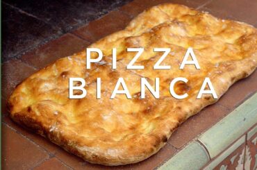 Pizza Bianca from the Wood Fired Oven