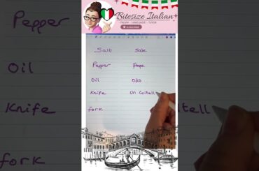 Learn 5 Essential Italian Restaurant Words in 60 Seconds!