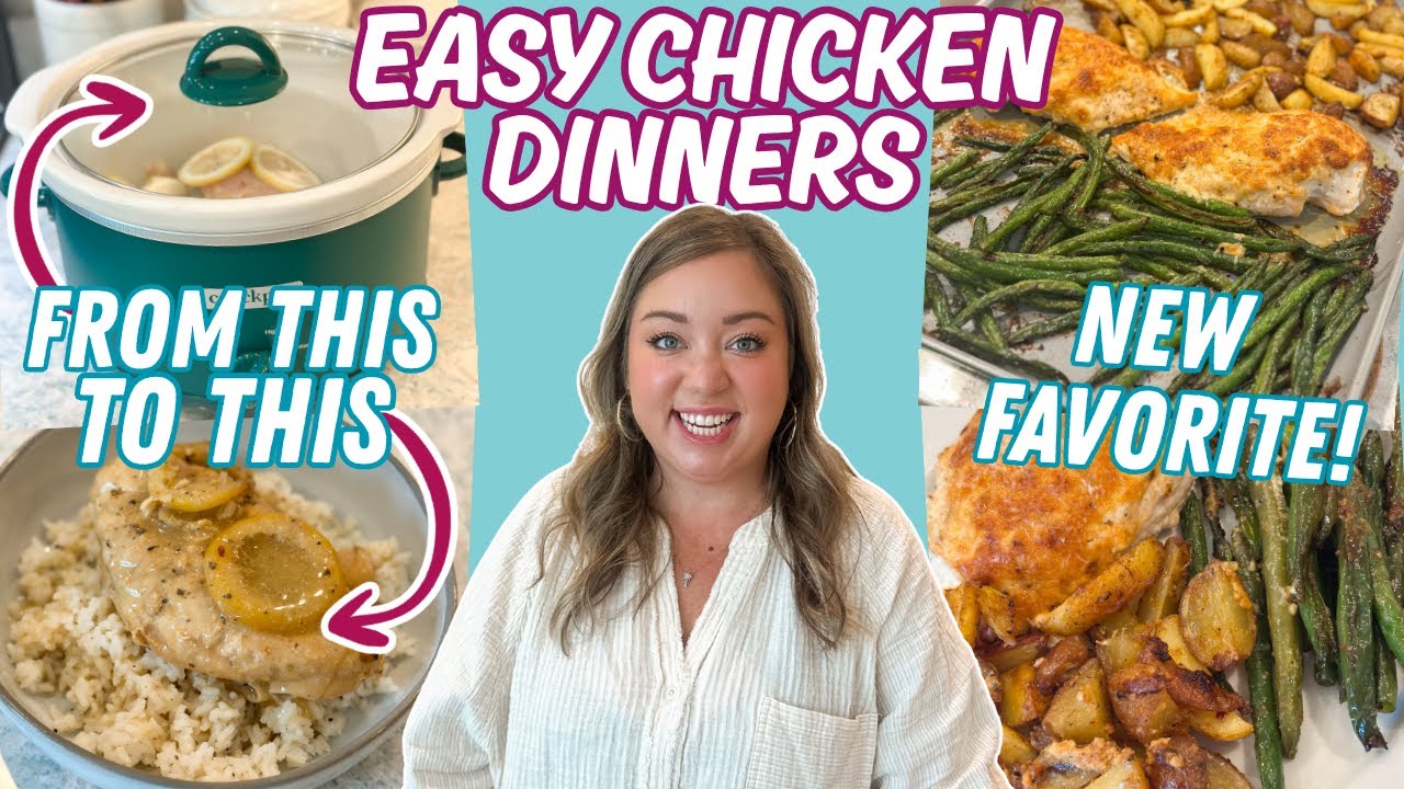 THE BEST CHICKEN DINNERS | CROCKPOT AND SHEET PAN DINNERS FOR BUSY NIGHTS | MUST TRY RECIPES THE BEST CHICKEN DINNERS | CROCKPOT AND SHEET PAN DINNERS FOR BUSY NIGHTS | MUST TRY RECIPES
