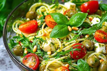 NIEMAND kennt diesen italienischen Nudelsalat-Trick! Spaghetti Salat ideal zum Grillen