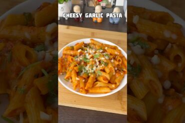 Cheese Garlic Pasta Recipe #shorts #recipe #pasta #garlic #trending #shortsfeed #viral #shortvideo