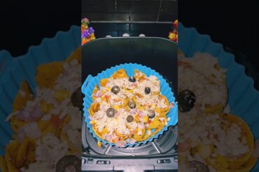 Airfryer Moong Dal Pizza: The Ultimate Healthy Pizza! #moongdalpizza #recipe #cooking #reels #shorts