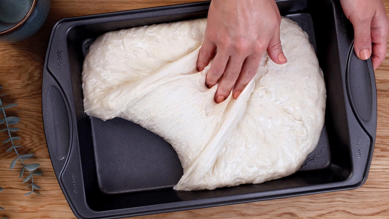 Easy Ciabatta Bread Recipe/ Italian Bread/No Knead Rustic Bread Easy Ciabatta Bread Recipe/ Italian Bread/No Knead Rustic Bread