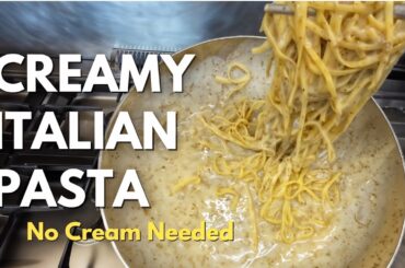 How Italians Make Creamy Pasta Without Cream