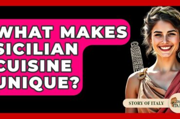 What Makes Sicilian Cuisine Unique? - Story Of Italy
