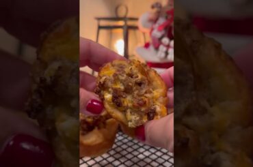 Sausage and cream cheese bites! Easy and delicious appetizer! #musttryrecipe