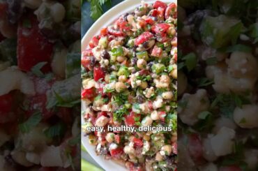 Dense Bean Salad (High Protein)