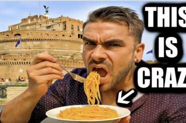 EATING THE BEST CARBONARA PASTA IN ROME, TREVI FOUNTAIN & ITALY'S FAMOUS CASTLE | Joel Hansen