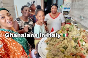 Ghanaian living in Italy COOKING ARAB COUSCOUS with Vegetables / vlog 2025