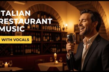 Free Italian Restaurant Music with Vocals - 10 Hours of Classic & Lively Dinner Music