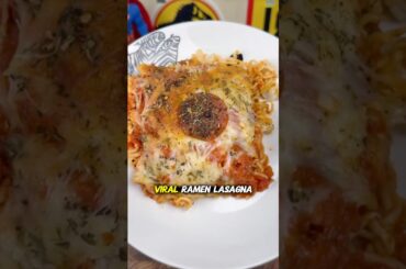 Viral Ramen Lasagna #foodhacks #recipe #shorts @KyleIstook