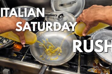 Saturday Rush in an Italian Kitchen
