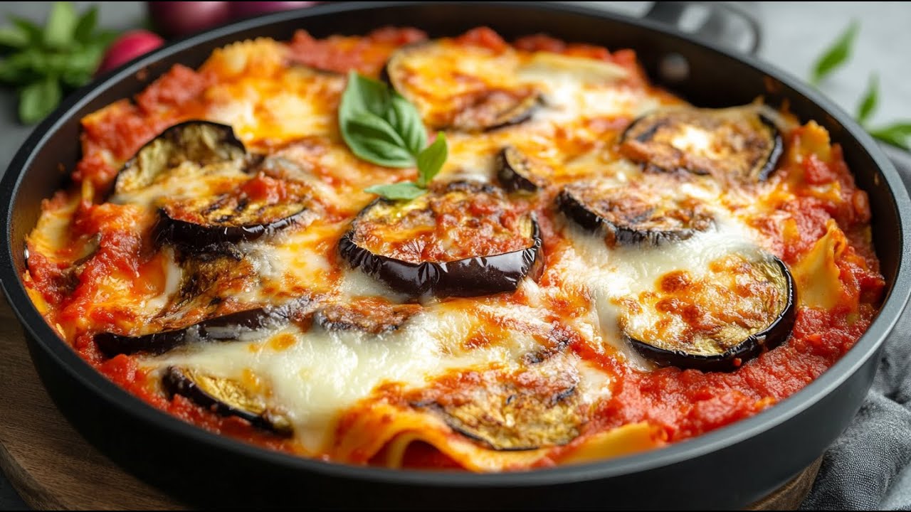 No Oven, One Pan Eggplant Parmesan Lasagna! My Italian Grandmother’s Easy & Delicious Recipe! No Oven, One Pan Eggplant Parmesan Lasagna! My Italian Grandmother's Easy & Delicious Recipe!