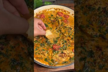 Must try quick dinner recipe | Creamy tuscan chicken #recipe