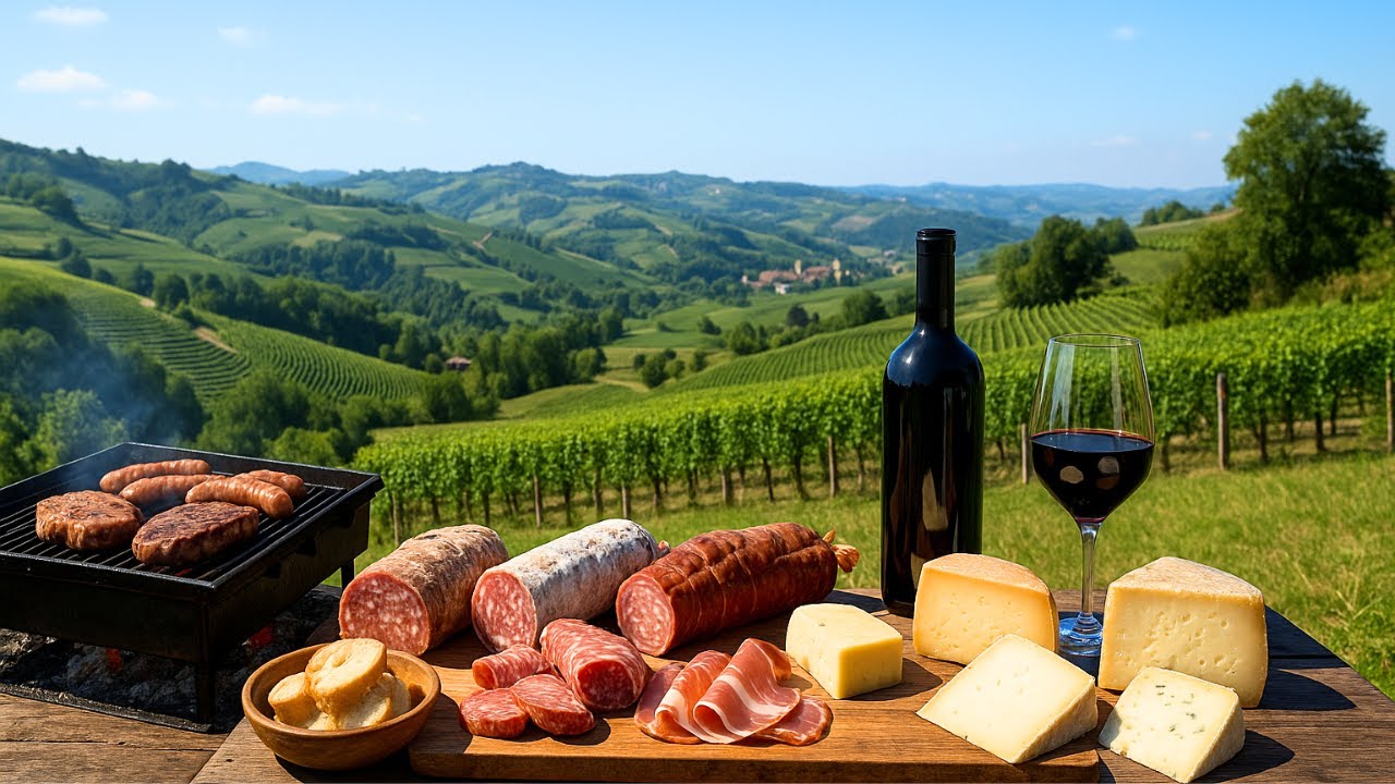 Flavors of Italy: Meat, Salumi, Cheeses & Wine in Piedmont’s Most Beautiful Hills (ASMR) Flavors of Italy: Meat, Salumi, Cheeses & Wine in Piedmont’s Most Beautiful Hills (ASMR)