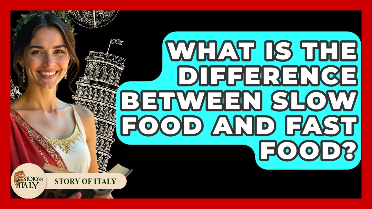 What Is The Difference Between Slow Food And Fast Food? – Story Of Italy What Is The Difference Between Slow Food And Fast Food? - Story Of Italy