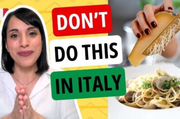 4 Food Rules Italians NEVER Break | Italian Food Etiquette You Need to Know