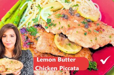 Italian Chicken Piccata recipe #lemon  #easyrecipe  #cookingvideo #italianfood #cooking #food