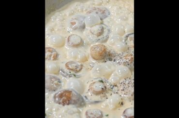 Creamy Garlic Mushrooms