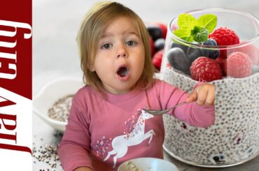 2 Year Old Makes Pudding #shorts