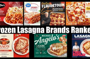 Ranking BAD Frozen Lasagnas - WHAT ARE WE EATING??