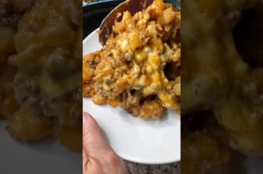 SLOW COOKER TACO CASSEROLE #delicious #Recipe #slowcooker