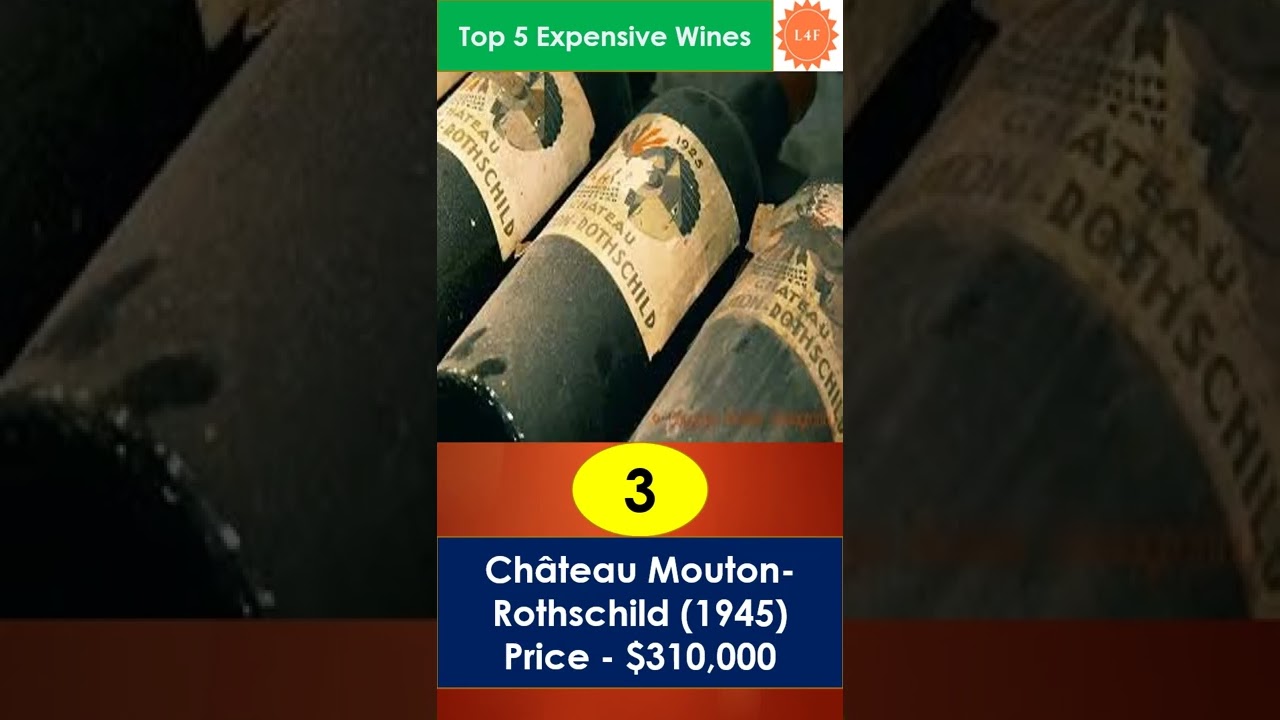 Top 5 Expensive Wines #shorts Top 5 Expensive Wines #shorts