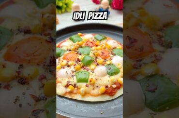 Viral Idli Pizza #shorts #idli #pizza #shortsfeed #shortsfeed #cheese