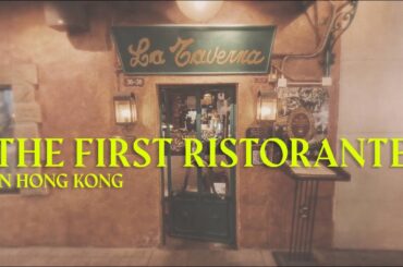 Amazing smoked mozzarella ruote pasta at the oldest Italian restaurant in Hong Kong