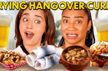 Trying & Rating Hangover Cures From Around the World!