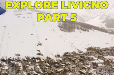 Livigno drives part 5: From Carosello 3000 gondola to Mickey's club | Italy 4k