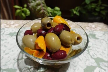 Spanish-Style Marinated Olives