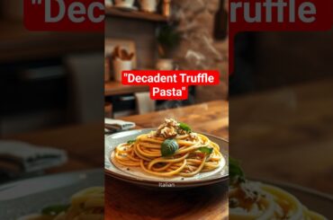 “Creamy Truffle Pasta Recipe | Easy Gourmet Italian Dish”