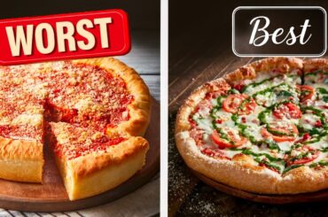 Sit-Down PIZZA Restaurants RANKED Worst to Best